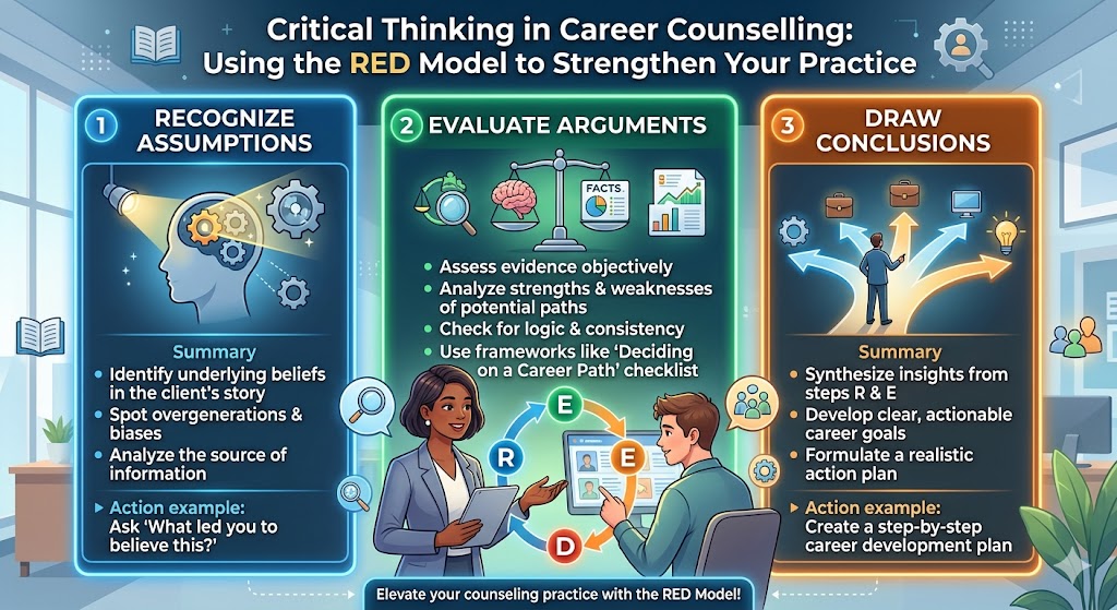 Critical thinking framework for career counsellors
