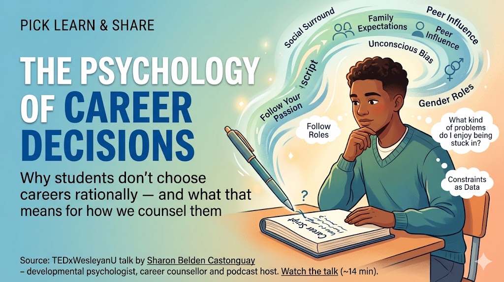 The psychology of career decisions — why students don't choose rationally